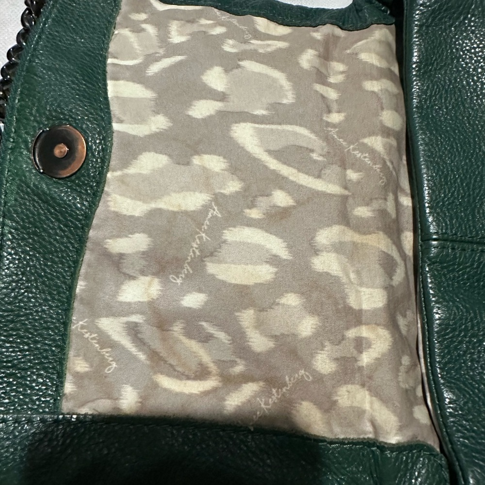 Amy Kestenberg Leather Backpack/Purse with Chain Detail - Picture 6 of 14